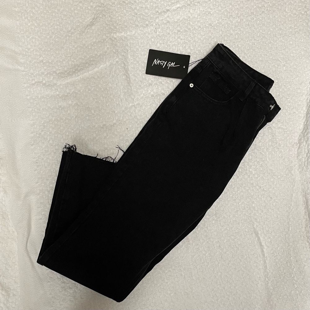 Nasty Gal “Road to Ruin” straight leg jeans